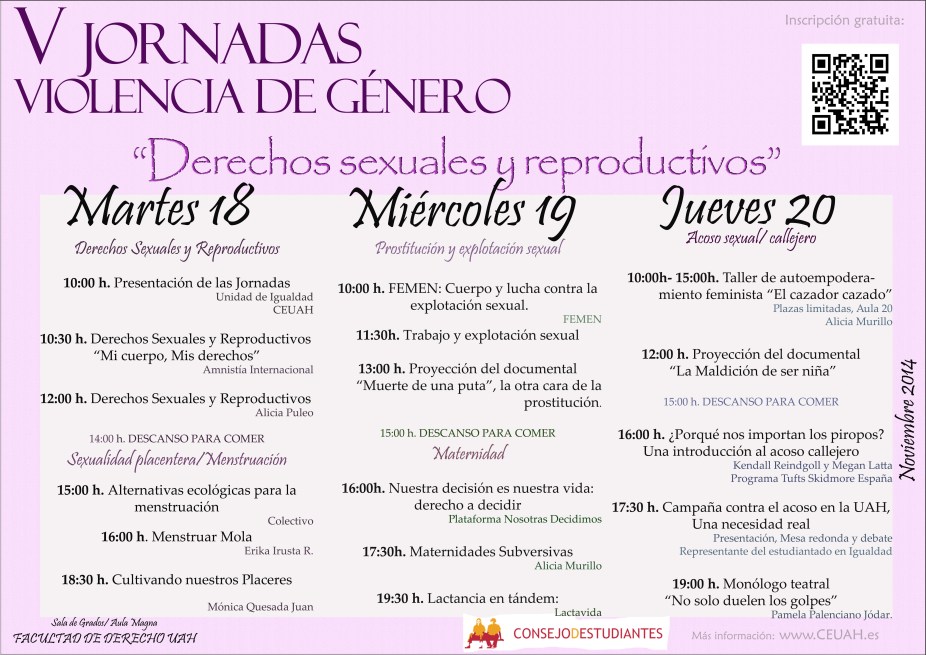 Horario jornadas A3